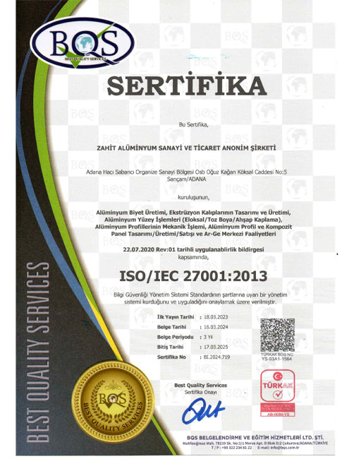 TS ISO 27001:2013