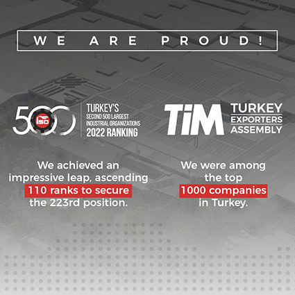 Second 500 Industrial Organization ranks to 223 | Zahit Alüminyum